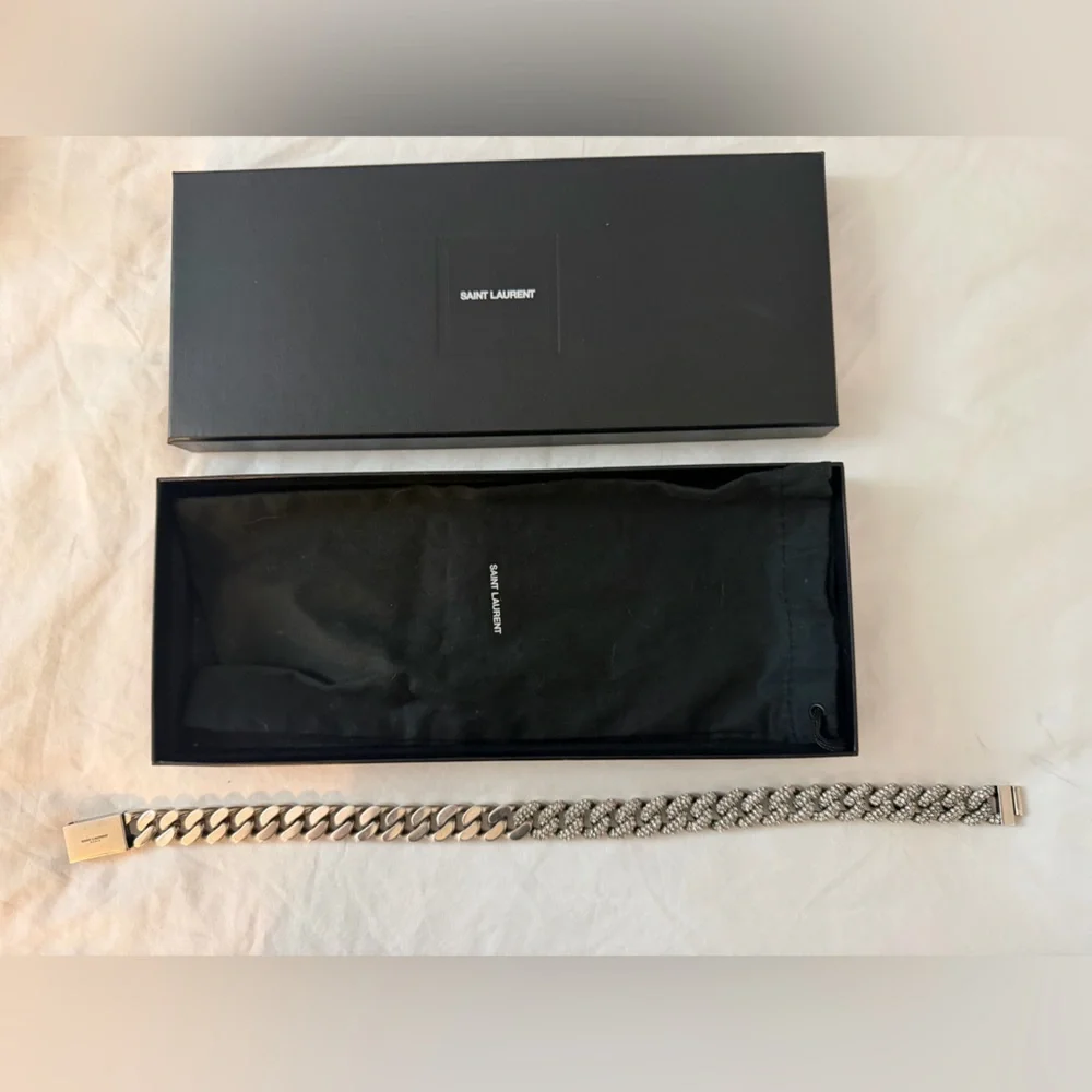 YSL SAINT LAURENT CHOKER NECKLACE - Picture 4 of 8